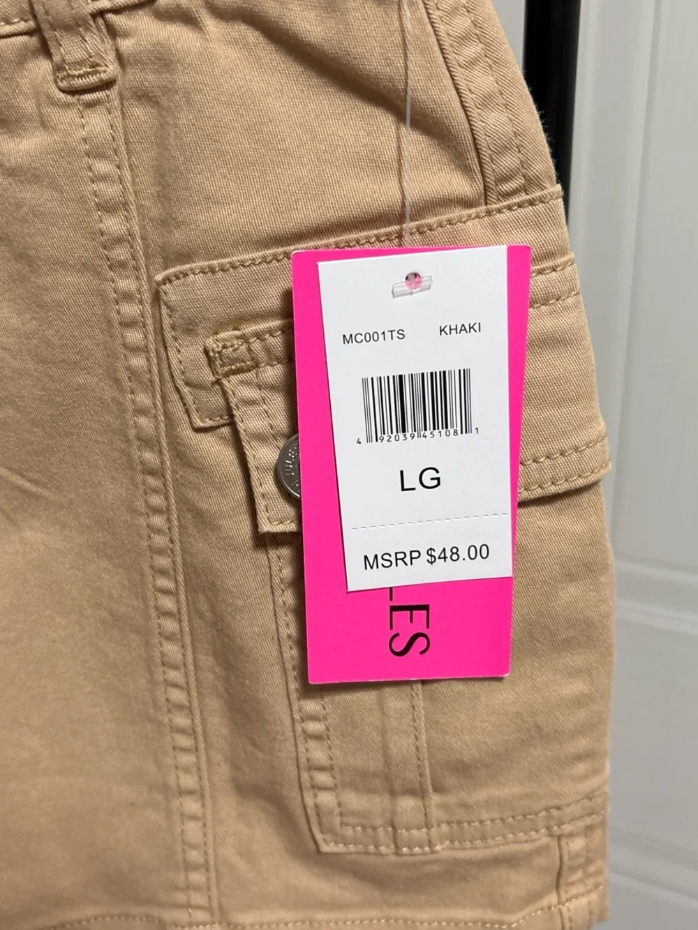 Sincerly Jules Girls Tan Cargo Skort